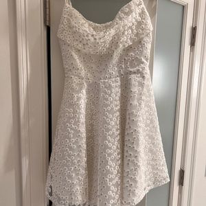 White flowery dress